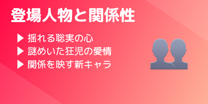 見出し「主要登場人物と複雑な関係性のネタバレ」